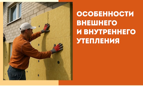 Какие особенности внешнего и внутреннего утепления в Алексине