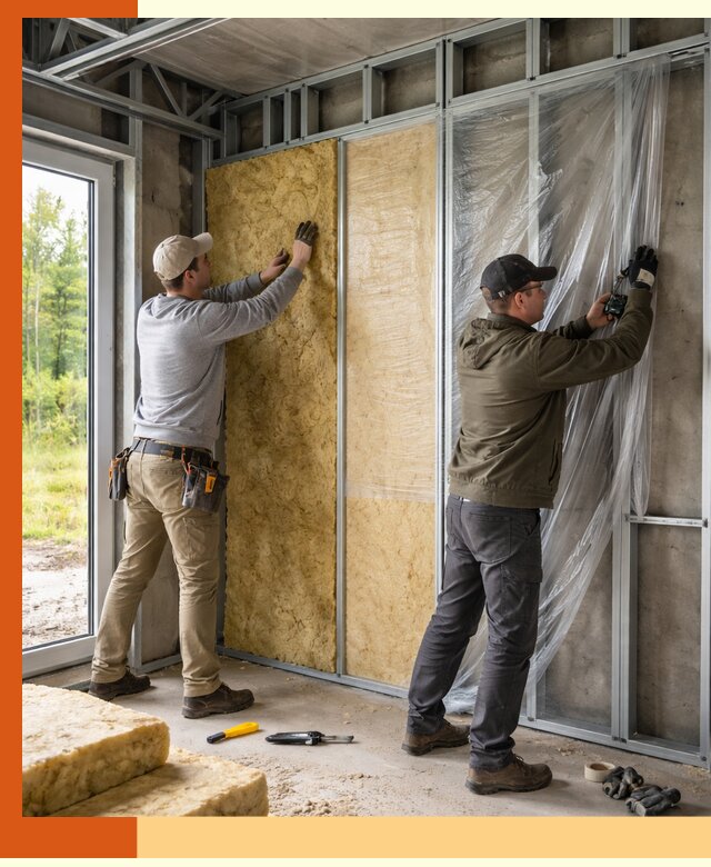 Утепление дома из ЛСТК в Алексине с гарантией качества и эффективности