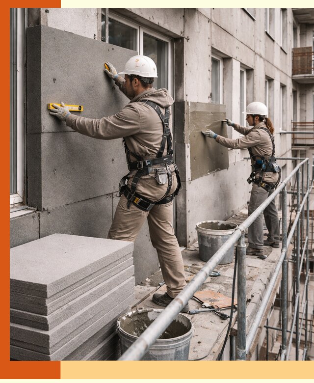 Утепление квартиры снаружи под ключ в Алексине