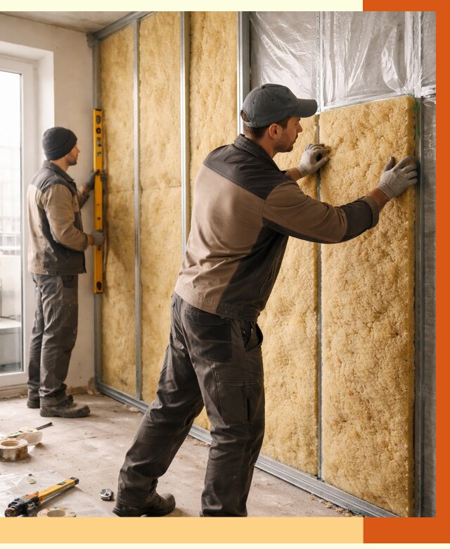 Утепление квартиры изнутри в Алексине от 4780 руб. за м2 | Проф. работы ТепломастерЛкс