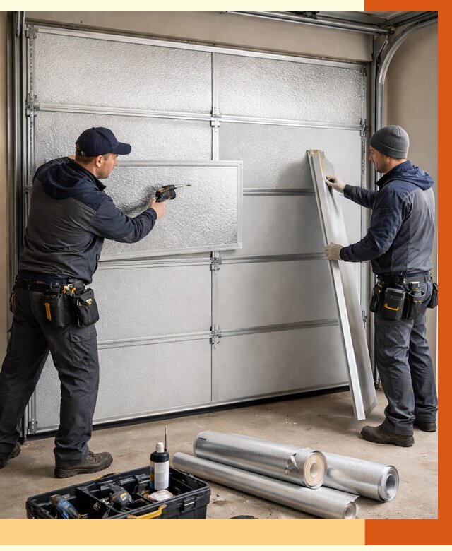 Утепление гаражных ворот в Алексине от 8626 руб/м2 — надежно и быстро | ТепломастерЛкс