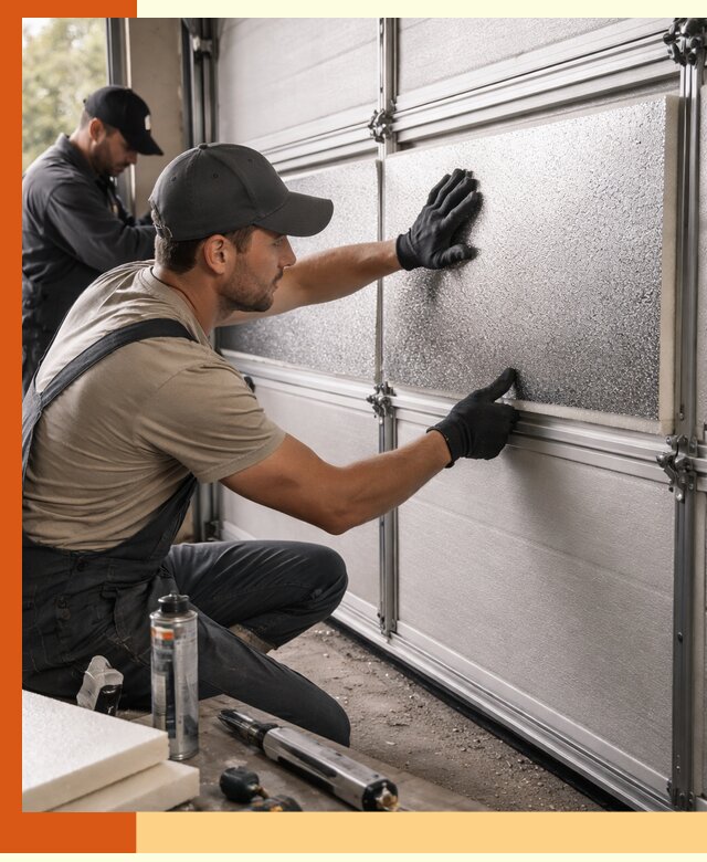 Утепление гаражных ворот в Алексине качественно и надежно