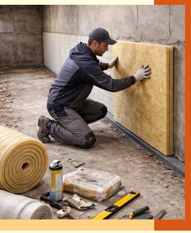 Утепление фундамента изнутри в Алексине от 4615 руб./м2 — работы под ключ | ТепломастерЛкс