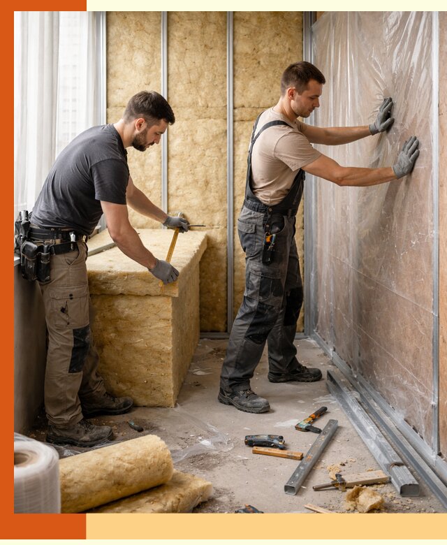 Профессиональное утепление лоджии в Алексине эффективно и надежно