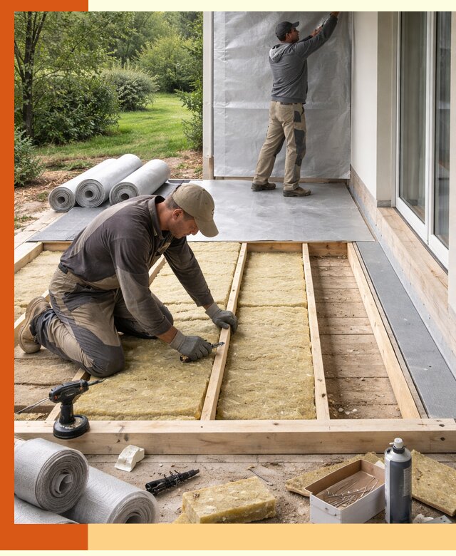 Утепление террасы в Алексине — тепло и защита круглогодично