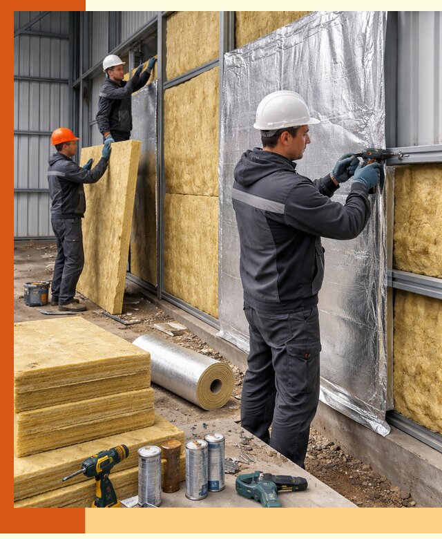 Утепление металлического ангара профессионально в Алексине