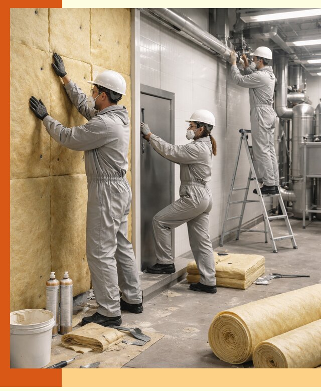 Утепление пищевого цеха под ключ в Алексине