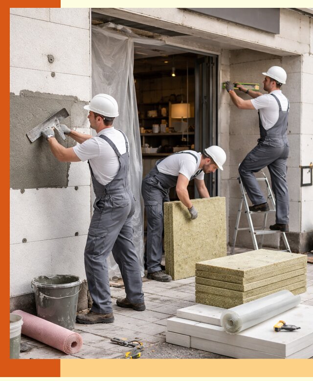 Утепление кафе в Алексине: профессиональная теплоизоляция и монтаж