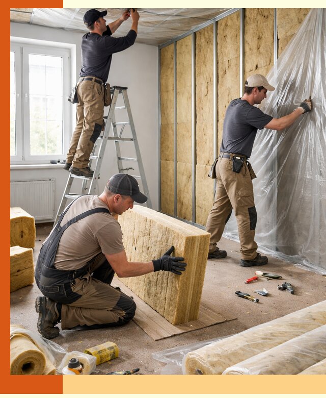 Утепление офисных помещений под ключ в Алексине