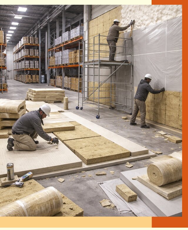 Утепление складского терминала в Алексине от 8241 руб./м² под ключ | ТепломастерЛкс