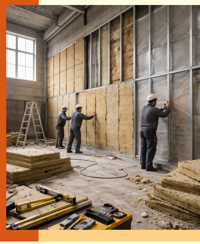 Утепление спортивного зала в Алексине качественно и недорого