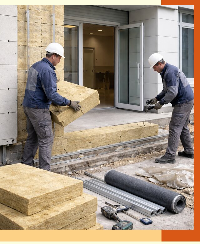 Утепление медицинского центра в Алексине под ключ от 13735 руб./м² | ТепломастерЛкс