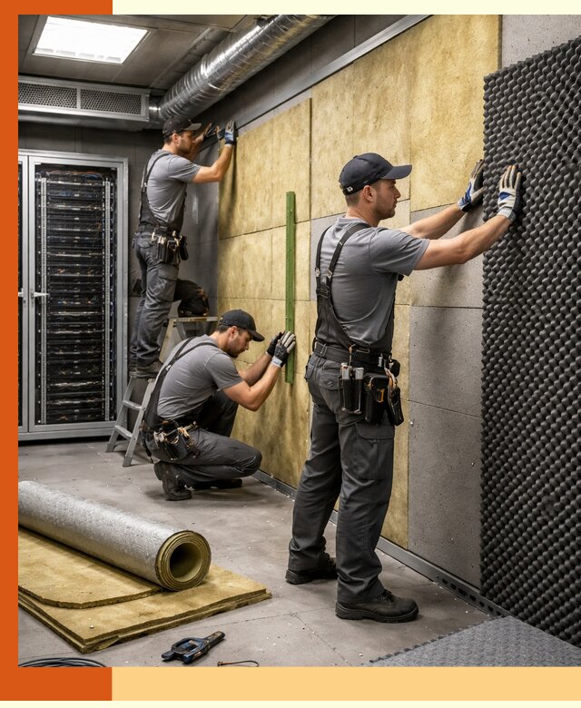 Утепление серверной комнаты профессионально в Алексине