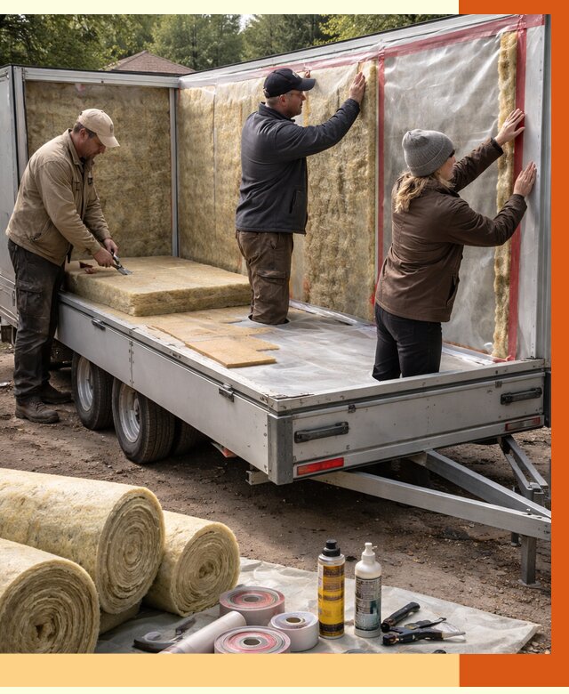 Утепление прицепа в Алексине под ключ от 13735 руб. — комплекс от ТепломастерЛкс