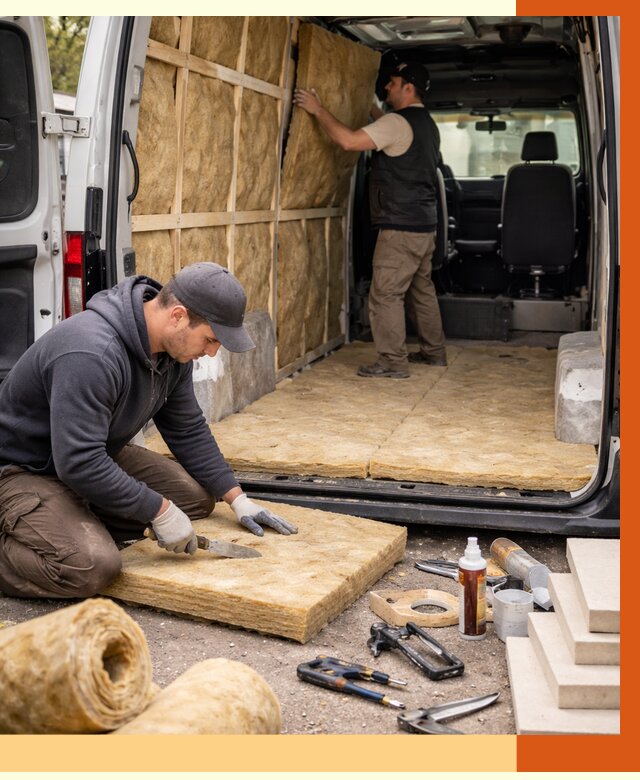 Утепление кемпера в Алексине под ключ от 13186 руб. — профессионально | ТепломастерЛкс