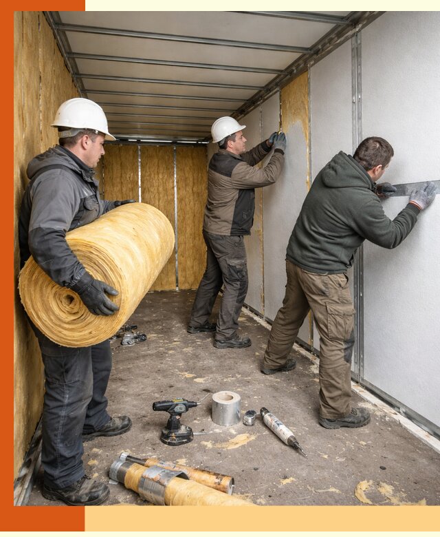 Утепление рефрижераторного контейнера в Алексине профессионально и надежно