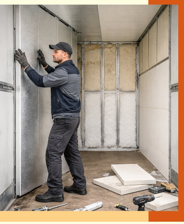 Утепление холодильного кузова в Алексине от 14834 руб. под ключ | ТепломастерЛкс