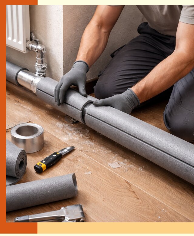 Утепление труб отопления в Алексине: теплоизоляция и защита сети