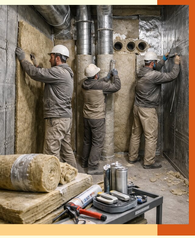 Утепление венткамеры в Алексине под ключ от 1593 руб. — профессионально | ТепломастерЛкс