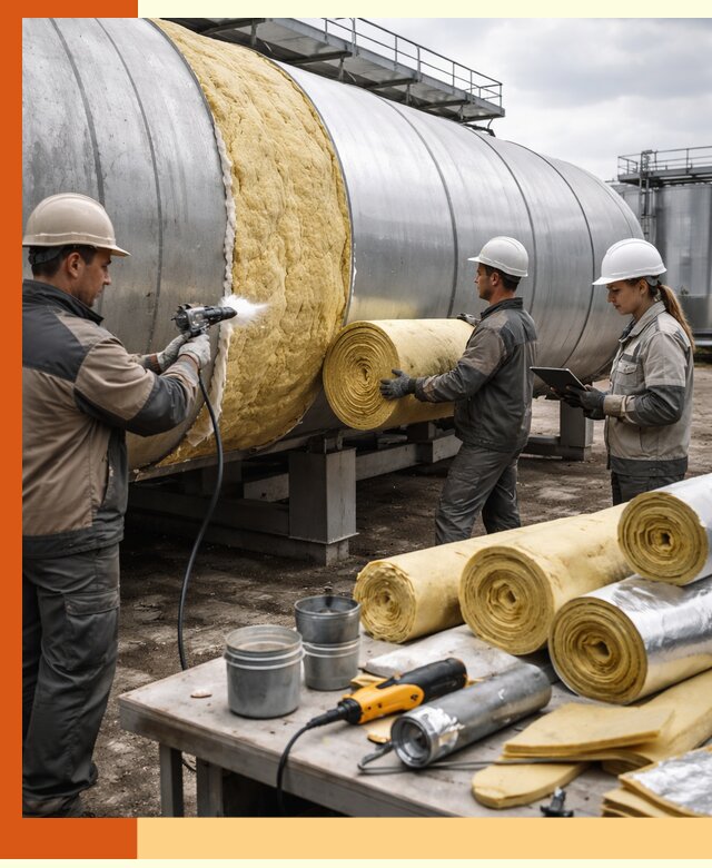 Утепление цистерны в Алексине — утеплители и монтаж под ключ