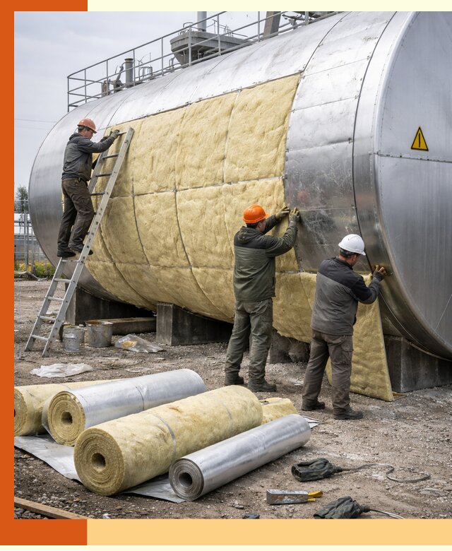 Утепление резервуаров с топливом в Алексине надежно и экономично