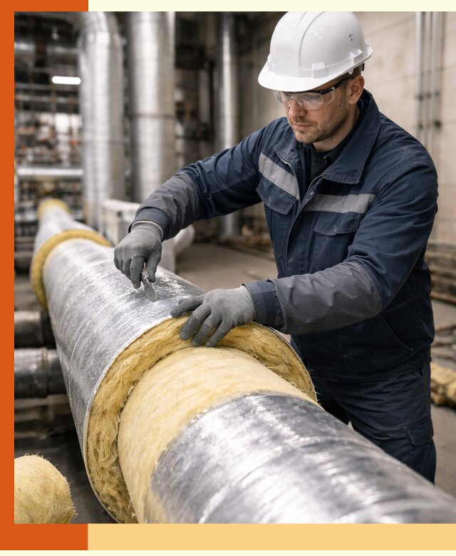 Утепление технологического оборудования и заводских установок в Алексине