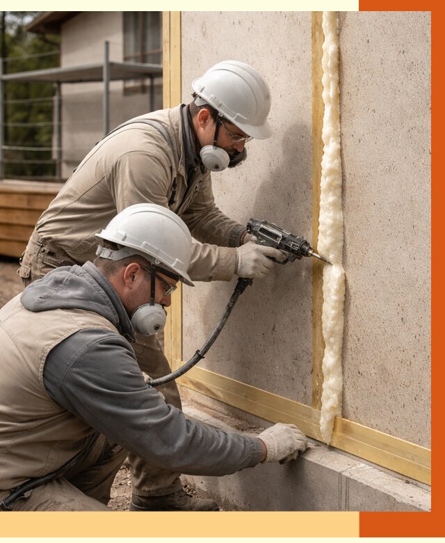 Утепление сип панелей ППУ в Алексине от 5274 руб. под ключ | ТепломастерЛкс