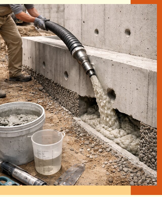 Заполнение полостей фундамента в Алексине от 7472 руб. под ключ | ТепломастерЛкс