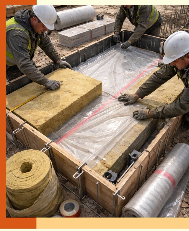 Теплоизоляция опалубки для строительства в Алексине