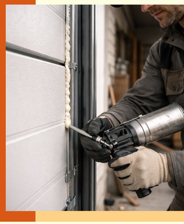 Заполнение пустот ворот в Алексине профессионально и герметично