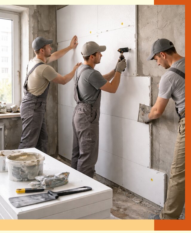 Утепление пенопластом домов и стен в Алексине от 2033 руб. — ТепломастерЛкс