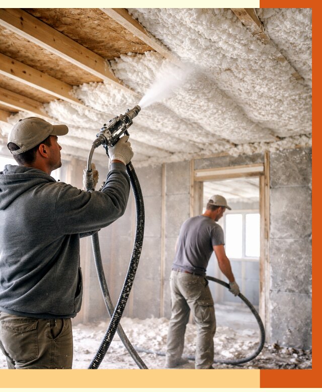 Утепление пеноизолом в Алексине от 1758 руб./м2 под ключ | ТепломастерЛкс