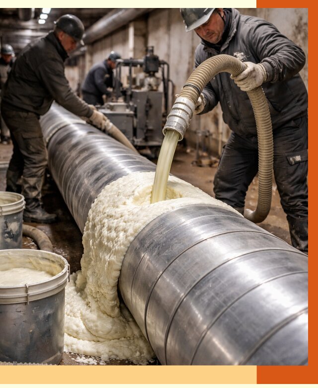 Утепление теплотрассы жидкой теплоизоляцией в Алексине от 4615 руб. | ТепломастерЛкс