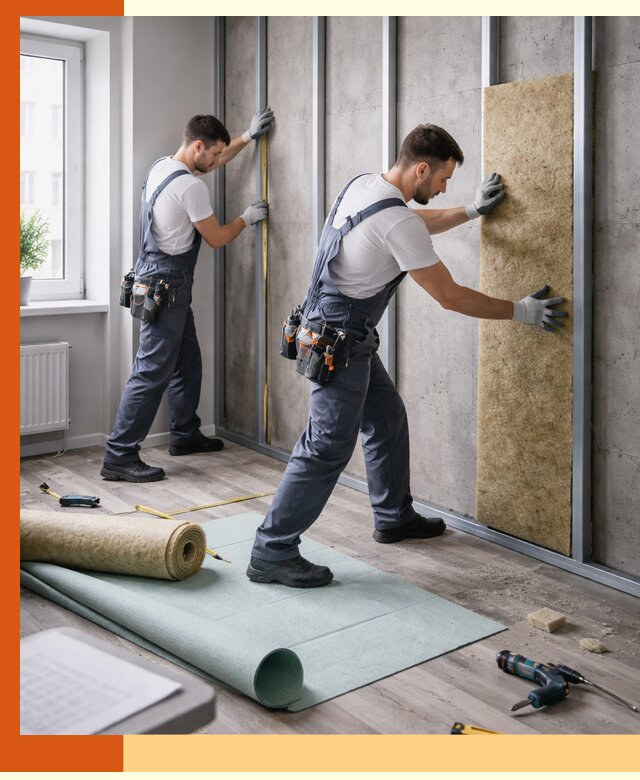 Шумоизоляция квартиры под ключ в Алексине — профессионально и гарантированно