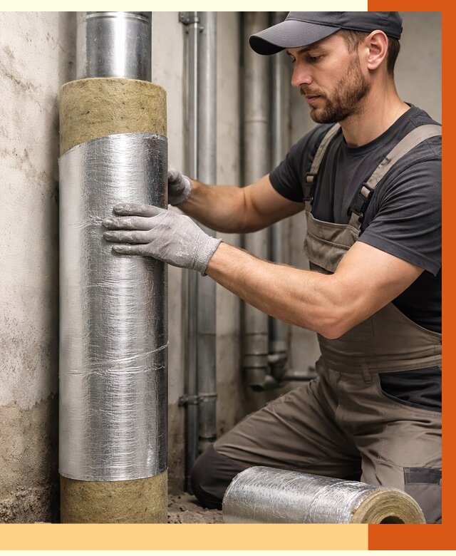 Шумоизоляция труб в Алексине от 1319 руб. — шумоподавление и звукоизоляция труб | ТепломастерЛкс