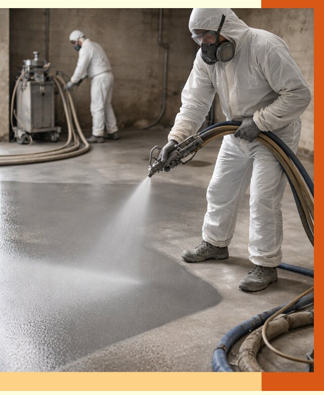 Гидроизоляция полимочевиной в Алексине от 9340 руб/м² — напыление полимерной гидроизоляции | ТепломастерЛкс