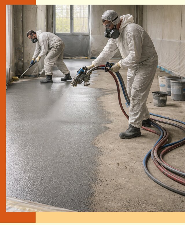 Гидроизоляция полимочевиной полов и конструкций в Алексине