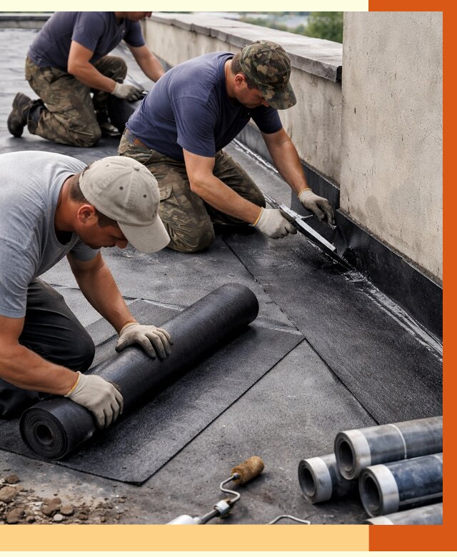 Гидроизоляция кровли в Алексине от 4945 руб. — профессиональная гидроизоляция крыши | ТепломастерЛкс