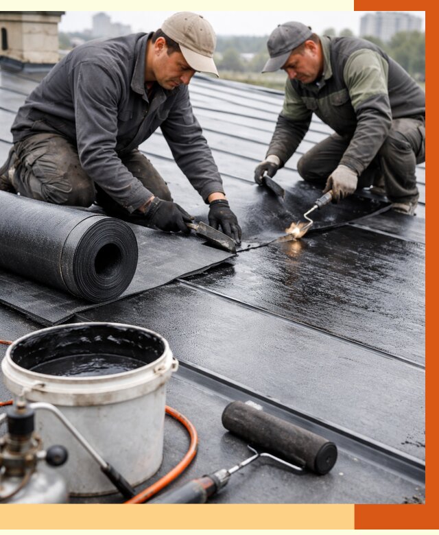 Гидроизоляция фальцевой кровли в Алексине от 8241 руб. под ключ | ТепломастерЛкс