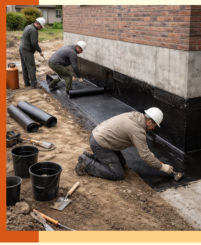 Гидроизоляция фундамента в Алексине: надежная защита строений