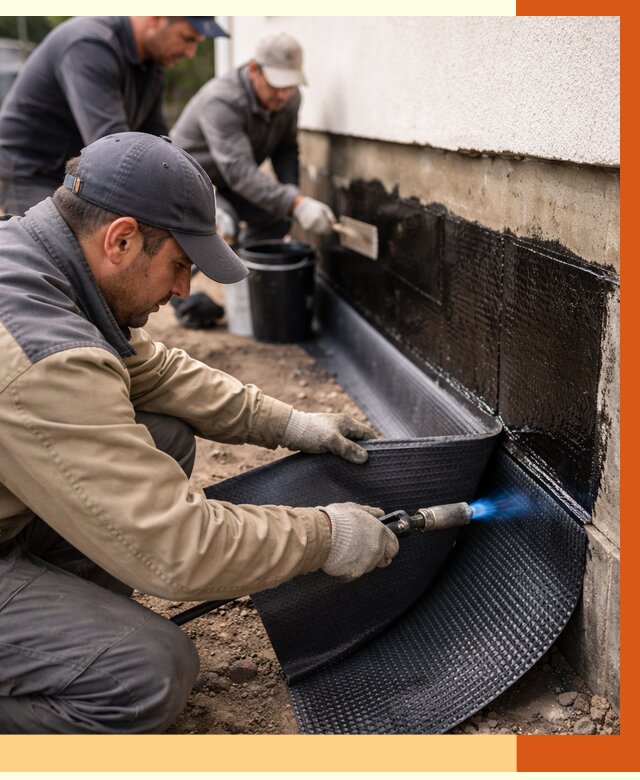 Гидроизоляция цоколя и отмостки в Алексине от 9340 руб. — ТепломастерЛкс