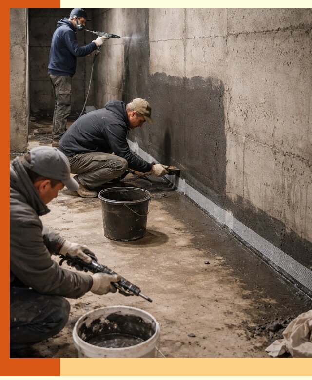 Гидроизоляция подвала в Алексине — комплексная защита от влаги