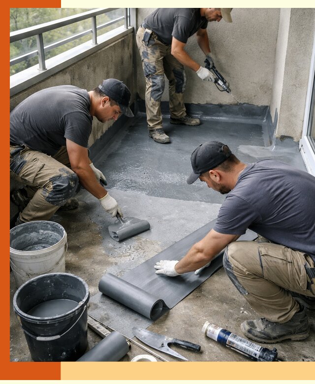 Гидроизоляция балкона в Алексине: надежная защита от протечек