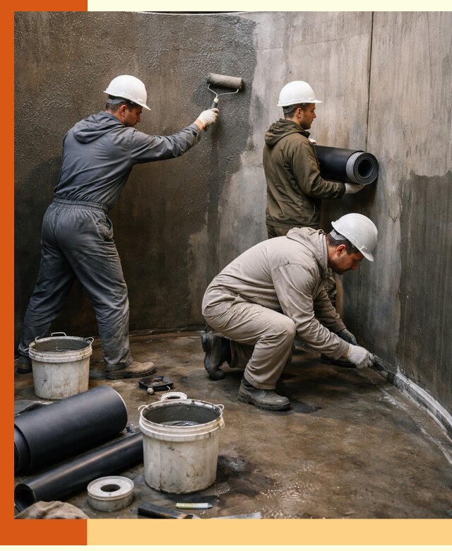 Гидроизоляция резервуара профессионально в Алексине