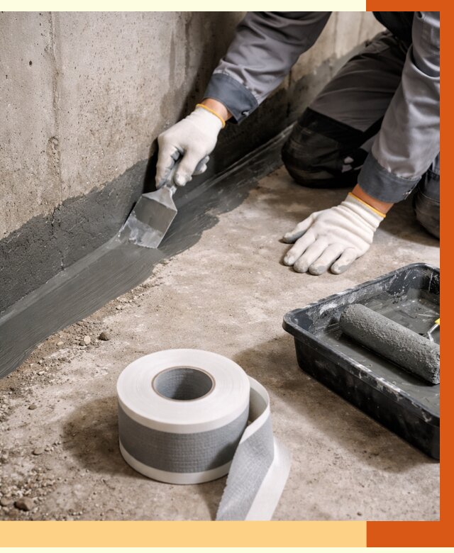 Гидроизоляция швов и герметизация стыков в Алексине от 1374 руб. | ТепломастерЛкс