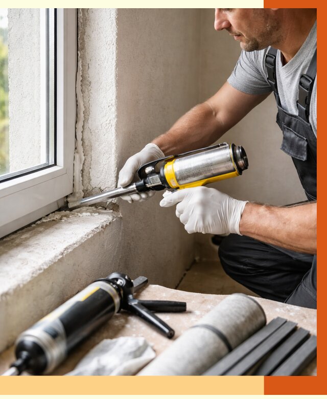 Герметизация стыков и примыканий в Алексине от 1319 руб. под ключ | ТепломастерЛкс